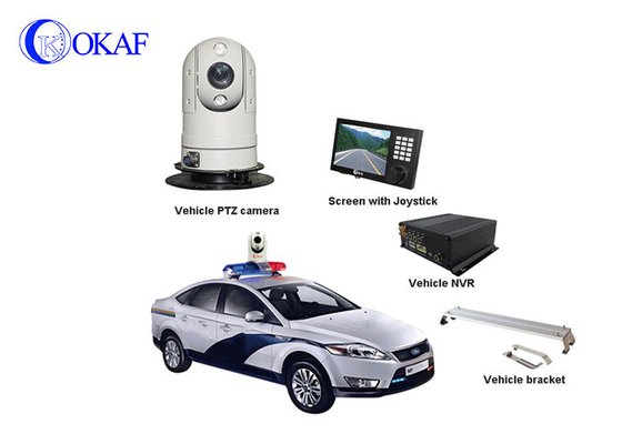 4G Car IR Auto Tracking PTZ cámara / cámara de seguridad con poderosa montaje de imán