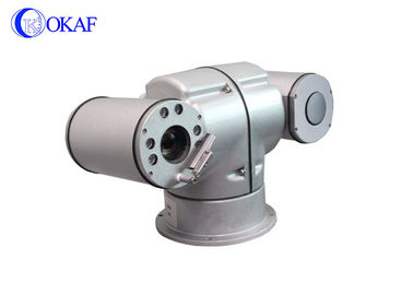 Cámara CCTV de larga distancia de la toma de imágenes térmica, infrarrojo de la cámara de la visión nocturna PTZ del laser