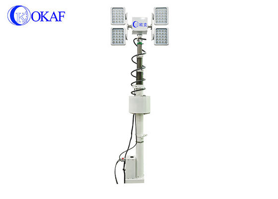 Palo 4*120W CREE Lamp de RS485 los 6M Mobile Aluminum Telescoping