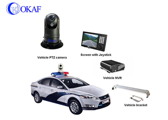 Full HD 1080P Vehículo / Robot montado CCTV de seguridad de cámara PTZ móvil