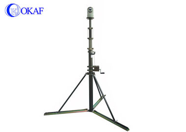 Velocidad telescópica móvil los 4m/de la elevación de la media de poste del palo exactitud mínima de la torsión 3°