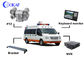 2 sistema de seguridad al aire libre montado vehículo de las cámaras CCTV PTZ del megapíxel LED